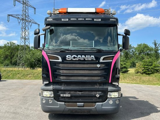 Scania R580 6x2, Schrottkran, E6, Lenk-Lift-Achse - Hook lift, Truk derek: gambar 2 Scania R580 6x2, Schrottkran, E6, Lenk-Lift-Achse - Hook lift, Truk derek: gambar 2