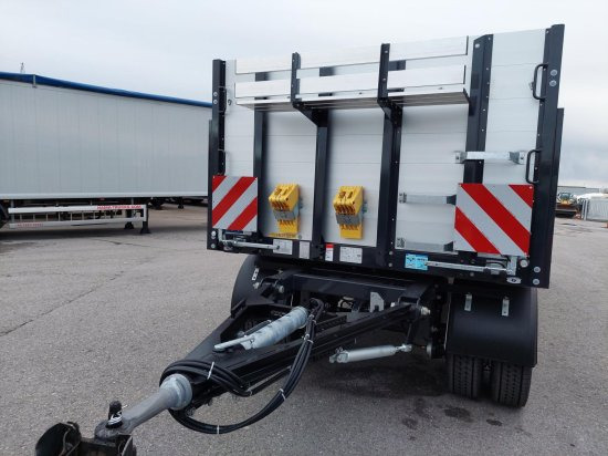 Schwarzmüller 2-Achs Jumbo-Baustoff-Plateauanhänger, BPW-Achsen, Alufelgen, - Trailer flatbed: gambar 5 Schwarzmüller 2-Achs Jumbo-Baustoff-Plateauanhänger, BPW-Achsen, Alufelgen, - Trailer flatbed: gambar 5