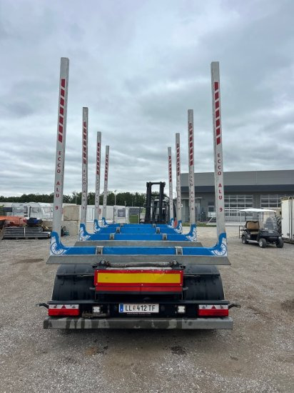 Schwarzmüller N-Serie 3-achs Holzanhänger 4 Rungenpaare - Trailer pengangkut kayu: gambar 3 Schwarzmüller N-Serie 3-achs Holzanhänger 4 Rungenpaare - Trailer pengangkut kayu: gambar 3