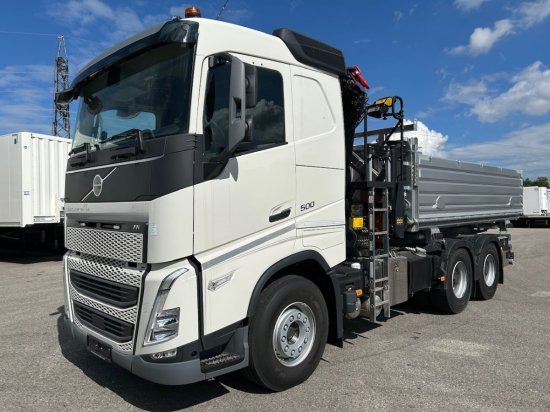 Volvo FH 500 3-Seiten Kipper mit Palfinger PK22002EH, Retarder - Truk jungkit: gambar 2 Volvo FH 500 3-Seiten Kipper mit Palfinger PK22002EH, Retarder - Truk jungkit: gambar 2