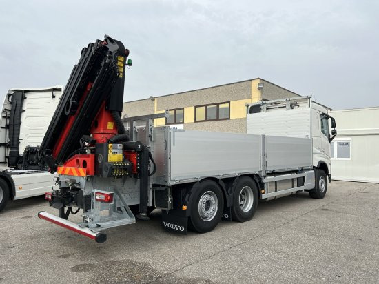 Volvo FH 500 6X2 Euro6, Retarder, Pritsche, Palfinger PK22002-EH - Truk flatbed, Truk derek: gambar 4 Volvo FH 500 6X2 Euro6, Retarder, Pritsche, Palfinger PK22002-EH - Truk flatbed, Truk derek: gambar 4