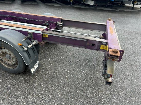 Semi-trailer pengangkut mobil Web Trailer LPRS24 Heckschieber 1x20 ft 2x20 ft 1x40 ft: gambar 7
