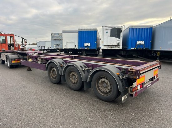 Semi-trailer pengangkut mobil Web Trailer LPRS24 Heckschieber 1x20 ft 2x20 ft 1x40 ft: gambar 6