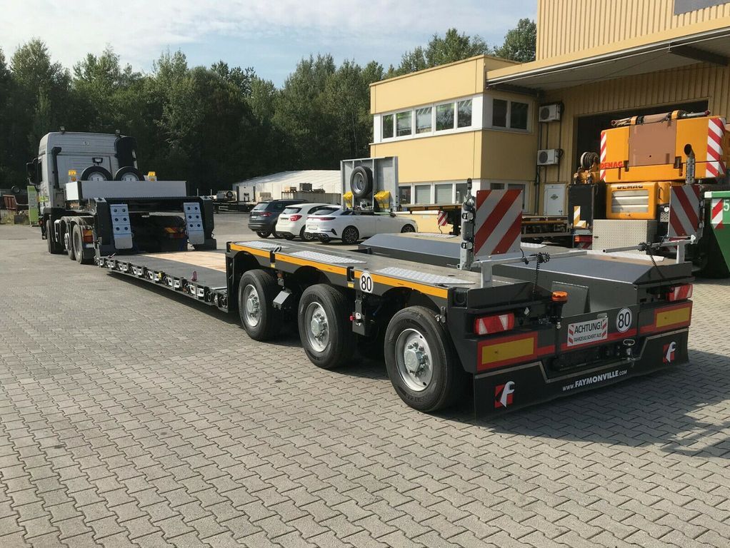 Faymonville 3-Achs-Tiefbett mit Pendelachsen - Semi-trailer low bed: gambar 1 Faymonville 3-Achs-Tiefbett mit Pendelachsen - Semi-trailer low bed: gambar 1