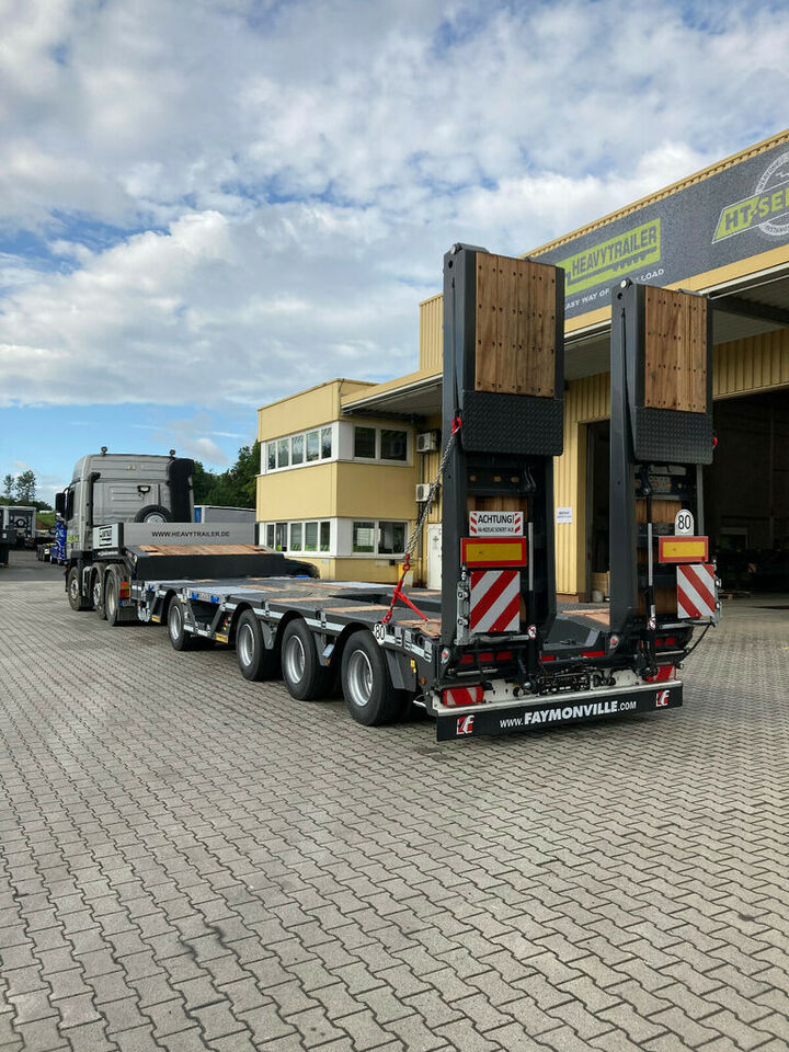 Faymonville 4-(1+3)-Achs-Tele-Semi-Radmulden-Rampen zg - Semi-trailer low bed: gambar 1 Faymonville 4-(1+3)-Achs-Tele-Semi-Radmulden-Rampen zg - Semi-trailer low bed: gambar 1