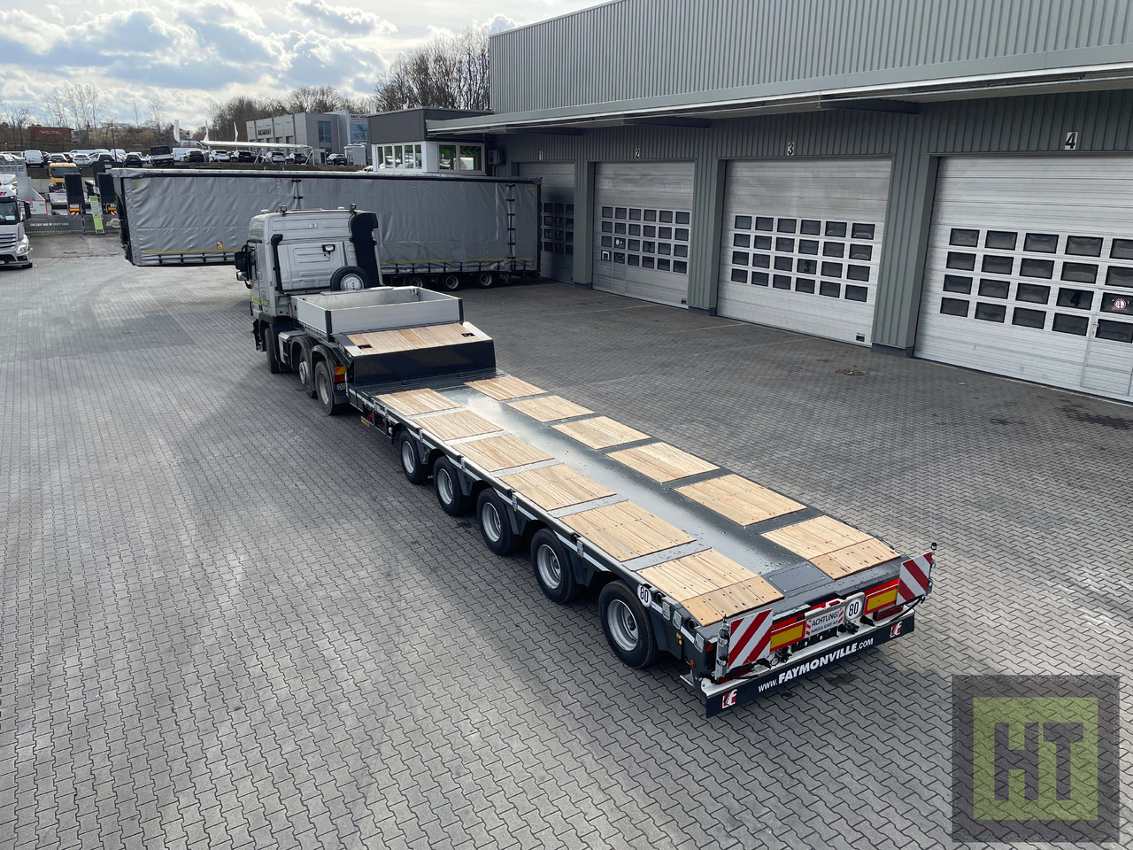 Faymonville 5-Achs-Doppel-Tele-Semi-Sattelauflieger - Semi-trailer low bed: gambar 1 Faymonville 5-Achs-Doppel-Tele-Semi-Sattelauflieger - Semi-trailer low bed: gambar 1