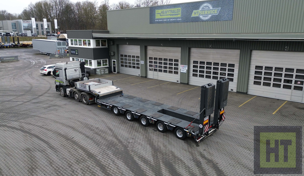 Faymonville 5-Achs-Tele-Semi-Halbachsen-Twinaxle-hydr Rampen - Semi-trailer low bed: gambar 1 Faymonville 5-Achs-Tele-Semi-Halbachsen-Twinaxle-hydr Rampen - Semi-trailer low bed: gambar 1