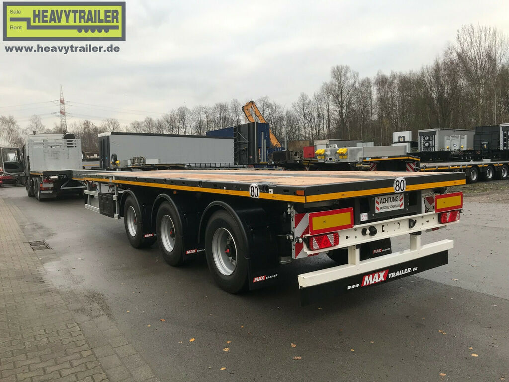 Faymonville MAX Trailer 3-Achs-Doppeltele-Plateau zwangsgel. - Semi-trailer flatbed: gambar 3 Faymonville MAX Trailer 3-Achs-Doppeltele-Plateau zwangsgel. - Semi-trailer flatbed: gambar 3