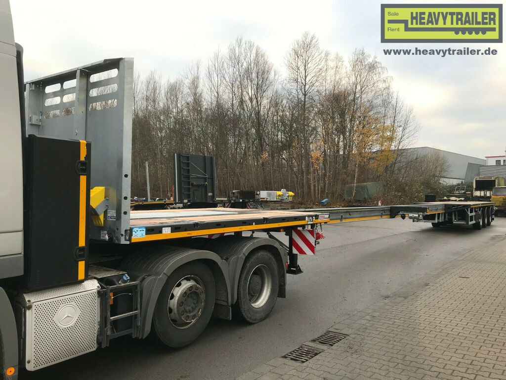 Faymonville MAX Trailer 3-Achs-Doppeltele-Plateau zwangsgel. - Semi-trailer flatbed: gambar 4 Faymonville MAX Trailer 3-Achs-Doppeltele-Plateau zwangsgel. - Semi-trailer flatbed: gambar 4