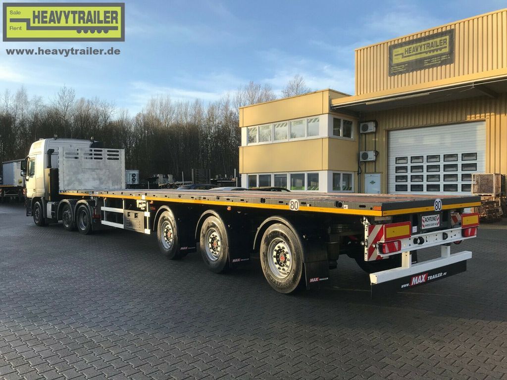 Faymonville MAX Trailer 3-Achs-Tele-Plateau zwangsgelenkt - Semi-trailer flatbed: gambar 1 Faymonville MAX Trailer 3-Achs-Tele-Plateau zwangsgelenkt - Semi-trailer flatbed: gambar 1