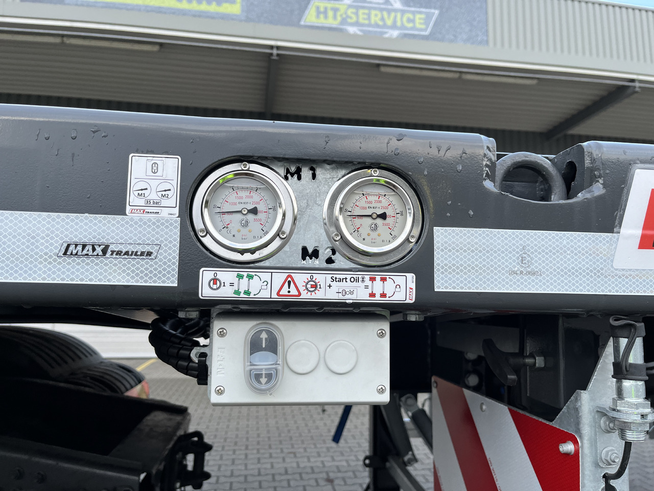 Faymonville MAX Trailer 3-Achs-Tele-Plateau zwangsgelenkt - Semi-trailer flatbed: gambar 2 Faymonville MAX Trailer 3-Achs-Tele-Plateau zwangsgelenkt - Semi-trailer flatbed: gambar 2