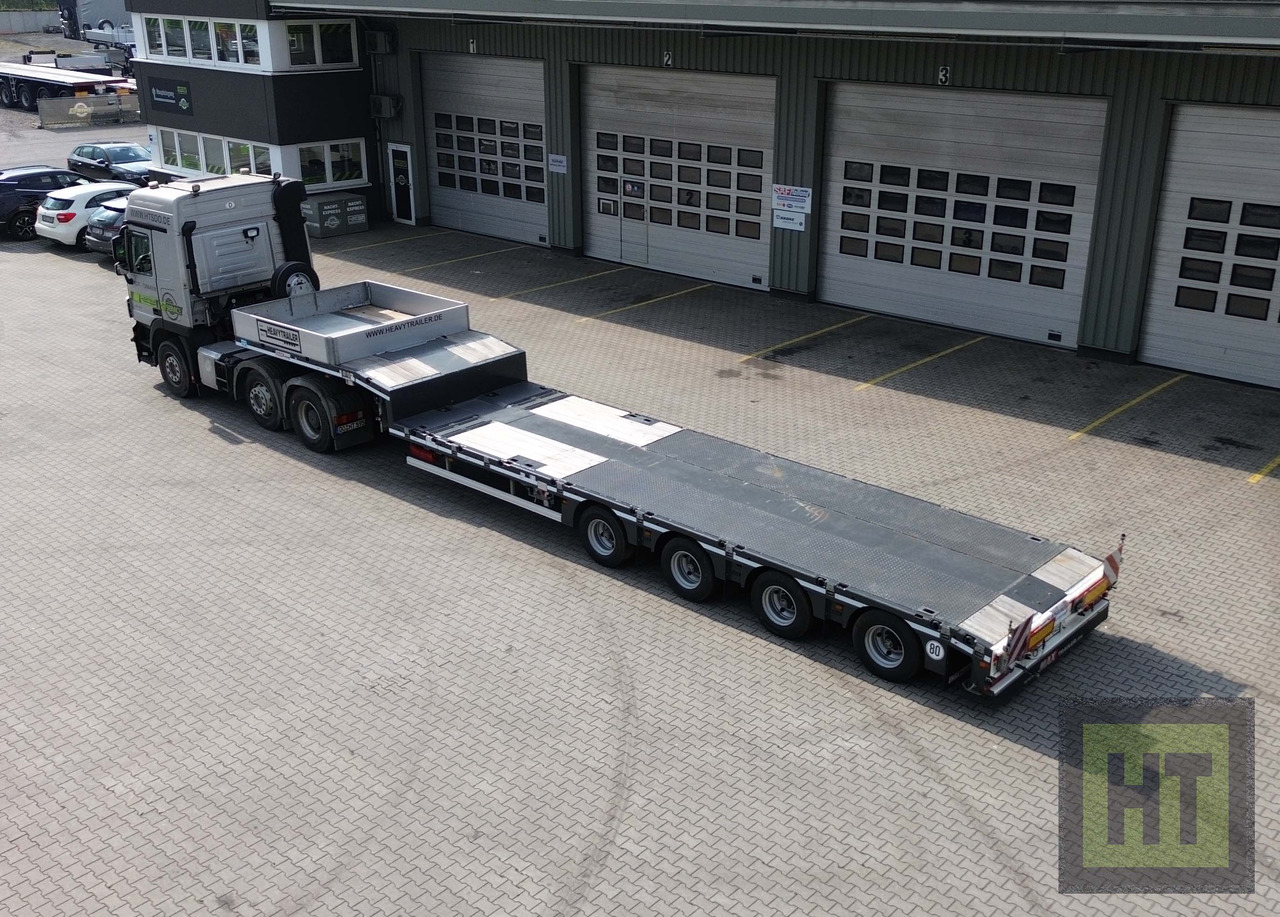 Faymonville MAX Trailer 4-Achs-Doppeltele-Semi-zwangsgelenkt - Semi-trailer low bed: gambar 1 Faymonville MAX Trailer 4-Achs-Doppeltele-Semi-zwangsgelenkt - Semi-trailer low bed: gambar 1