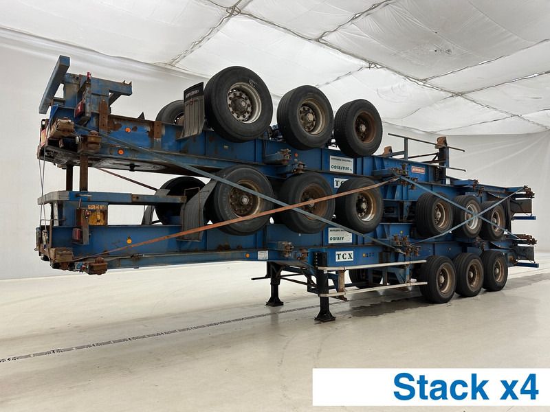 Fruehauf Stack 4 x Skelet 2 x 20-40 ft - Semi-trailer pengangkut mobil: gambar 1 Fruehauf Stack 4 x Skelet 2 x 20-40 ft - Semi-trailer pengangkut mobil: gambar 1