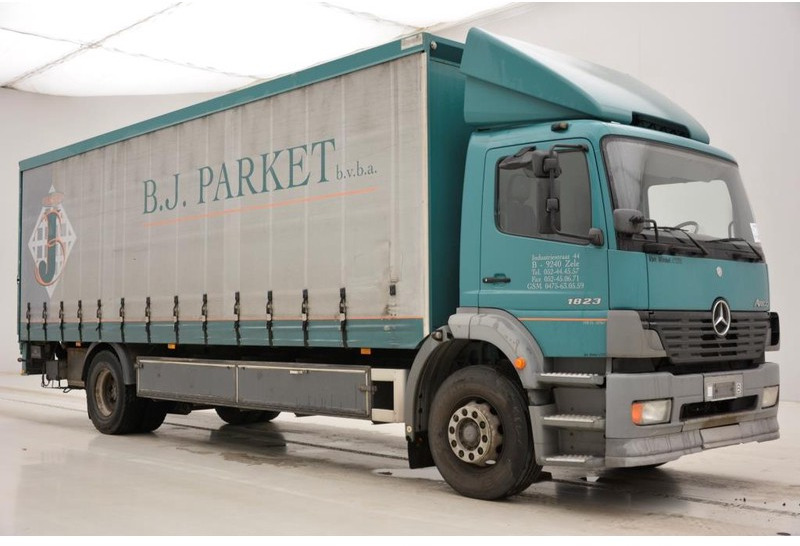 Mercedes-Benz Atego 1823 - damaged engine - Truk dengan terpal samping: gambar 3 Mercedes-Benz Atego 1823 - damaged engine - Truk dengan terpal samping: gambar 3