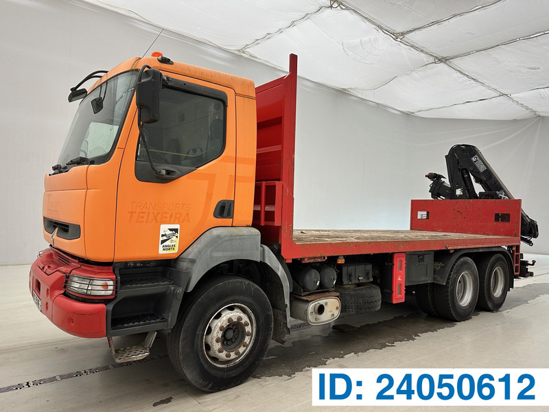 Renault Kerax 360 - 6x4 - Truk flatbed, Truk derek: gambar 1 Renault Kerax 360 - 6x4 - Truk flatbed, Truk derek: gambar 1