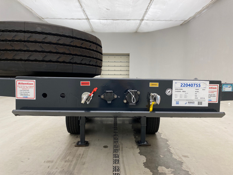 Semi-trailer pengangkut mobil baru SERGOMEL Chassis/Plateau 20FT - NEW: gambar 17