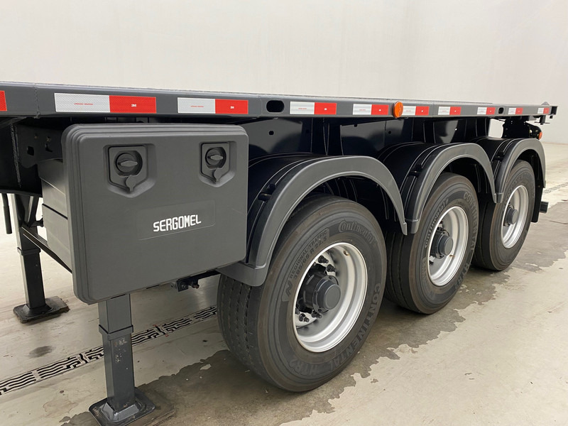 Semi-trailer pengangkut mobil baru SERGOMEL Chassis/Plateau 20FT - NEW: gambar 16