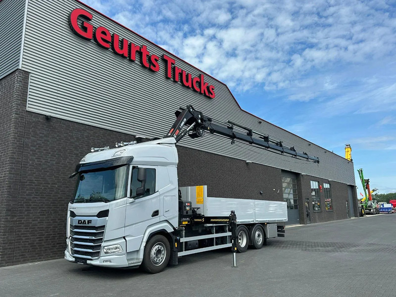 DAF XF 530 OPENLAADBAK / PRITSCHE / FLATBED MET HIAB X-HIDUO 258 E-7 + LIER KRAAN / KRAN / CRANE/ GRUA *NIEUW* - Truk derek: gambar 2 DAF XF 530 OPENLAADBAK / PRITSCHE / FLATBED MET HIAB X-HIDUO 258 E-7 + LIER KRAAN / KRAN / CRANE/ GRUA *NIEUW* - Truk derek: gambar 2