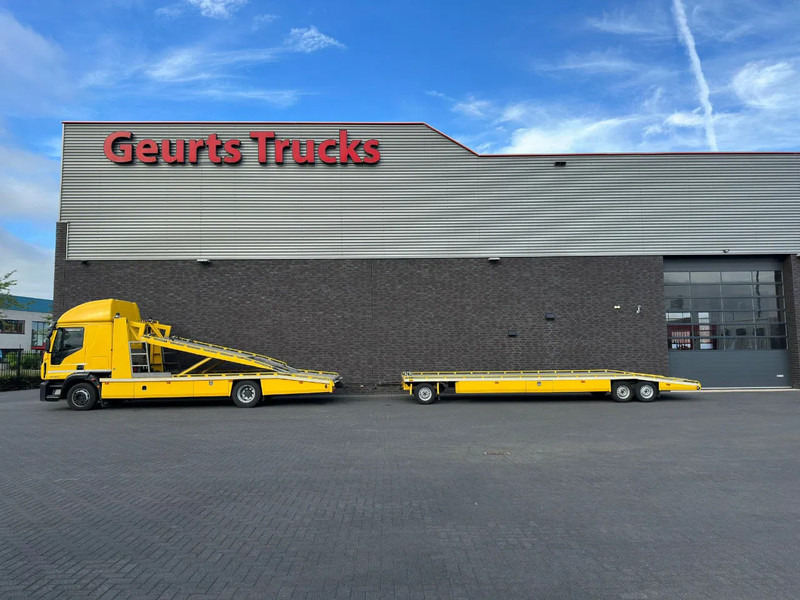 Iveco EuroCargo 120 -280 4X2 WITTEVEEN AUTOTRANSPORTER/DUBBEL LADER/OPRIJWAGEN/MACHINE TRANSPORTER + AANHANGER/TRAILER - Truk pengangkut mobil: gambar 2 Iveco EuroCargo 120 -280 4X2 WITTEVEEN AUTOTRANSPORTER/DUBBEL LADER/OPRIJWAGEN/MACHINE TRANSPORTER + AANHANGER/TRAILER - Truk pengangkut mobil: gambar 2