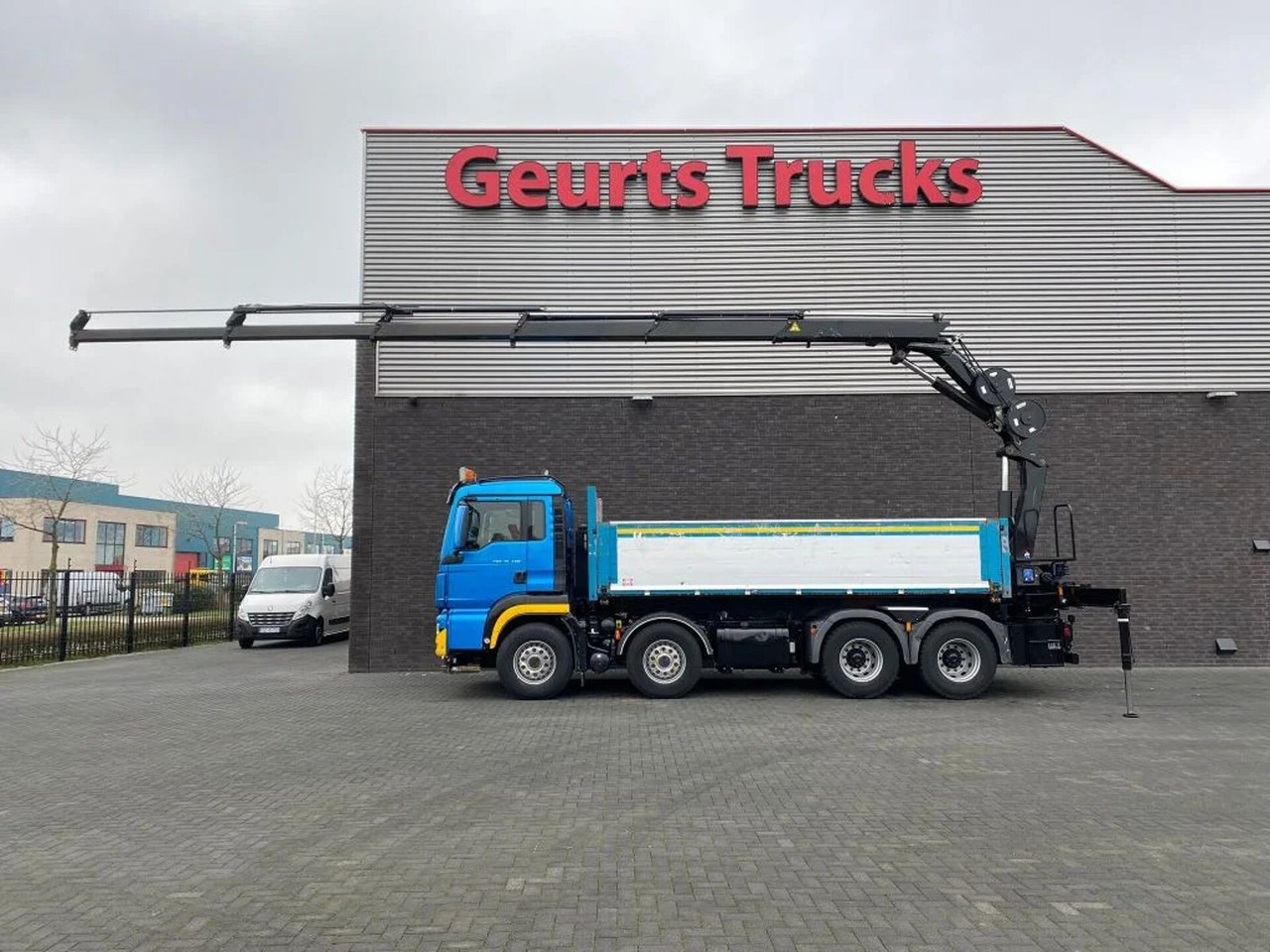 MAN TGS 35.480 8X4 KIPPER/TIPPER + HMF 2620-K5 KRAAN - Truk jungkit, Truk derek: gambar 1 MAN TGS 35.480 8X4 KIPPER/TIPPER + HMF 2620-K5 KRAAN - Truk jungkit, Truk derek: gambar 1