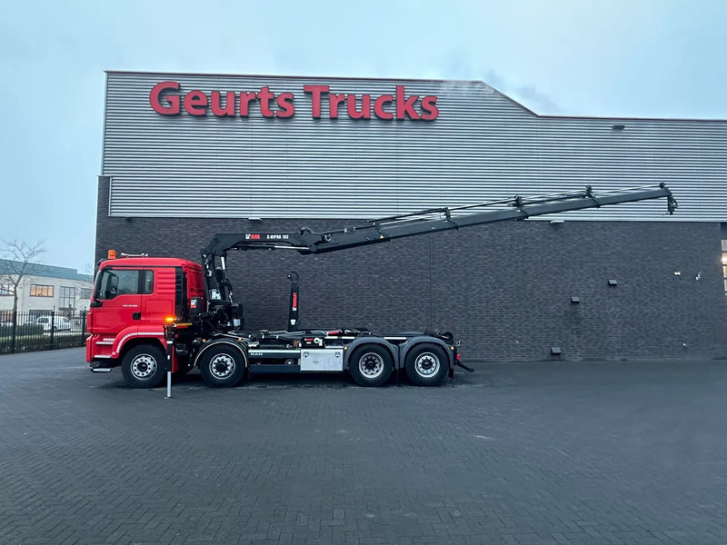 MAN TGS 35.500 8X4H-6 MET MULTILIFT ULT T 21 S51 HAAKARMSYSTEEM + HIAB X-HIPRO 192 E-4 KRAAN/CRANE/KRAN/GRUA - Hook lift, Truk derek: gambar 4 MAN TGS 35.500 8X4H-6 MET MULTILIFT ULT T 21 S51 HAAKARMSYSTEEM + HIAB X-HIPRO 192 E-4 KRAAN/CRANE/KRAN/GRUA - Hook lift, Truk derek: gambar 4