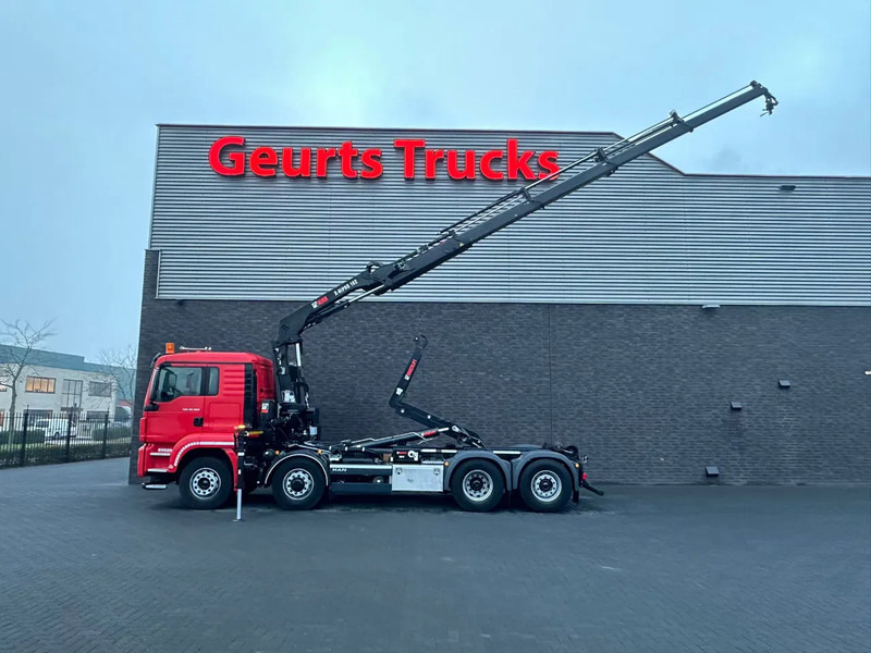 MAN TGS 35.500 8X4H-6 MET MULTILIFT ULT T 21 S51 HAAKARMSYSTEEM + HIAB X-HIPRO 192 E-4 KRAAN/CRANE/KRAN/GRUA - Hook lift, Truk derek: gambar 5 MAN TGS 35.500 8X4H-6 MET MULTILIFT ULT T 21 S51 HAAKARMSYSTEEM + HIAB X-HIPRO 192 E-4 KRAAN/CRANE/KRAN/GRUA - Hook lift, Truk derek: gambar 5