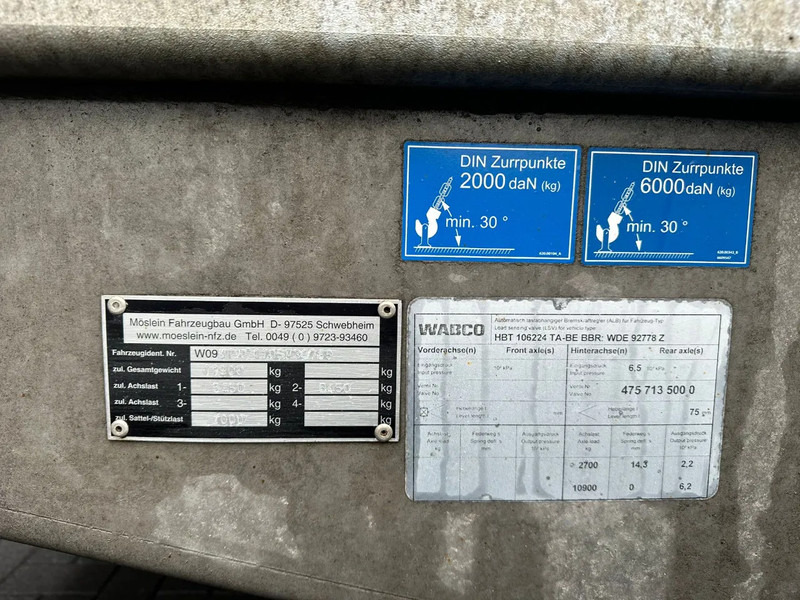 Trailer flatbed Möslein THT 11 BL G 2 ASSER TANDEM AANHANGER MET OPRIJPLANKEN: gambar 18