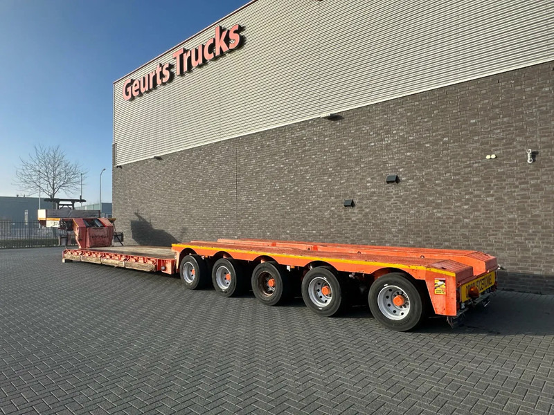 Nooteboom EURO-100-05 DIEPLADER / TIEFLADER / LOW LOADER MET HYDRAULISCH VERING EN STUURASSEN - Semi-trailer low bed: gambar 3 Nooteboom EURO-100-05 DIEPLADER / TIEFLADER / LOW LOADER MET HYDRAULISCH VERING EN STUURASSEN - Semi-trailer low bed: gambar 3