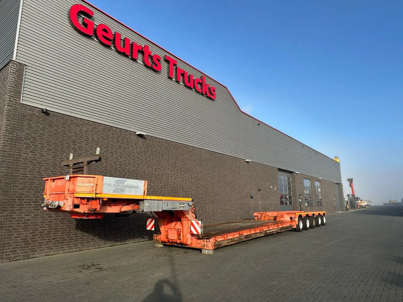 Nooteboom EURO-100-05 DIEPLADER / TIEFLADER / LOW LOADER MET HYDRAULISCH VERING EN STUURASSEN - Semi-trailer low bed: gambar 2 Nooteboom EURO-100-05 DIEPLADER / TIEFLADER / LOW LOADER MET HYDRAULISCH VERING EN STUURASSEN - Semi-trailer low bed: gambar 2