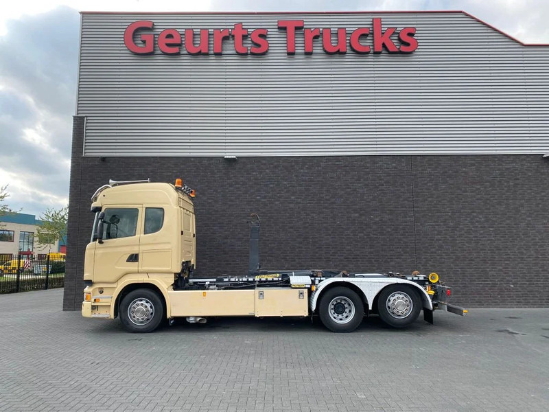 Scania R450 6X2 + PALFINGER HAAKARMSYSTEEM/ABROLLKIPPER/HOOKLIFT - Hook lift: gambar 2 Scania R450 6X2 + PALFINGER HAAKARMSYSTEEM/ABROLLKIPPER/HOOKLIFT - Hook lift: gambar 2