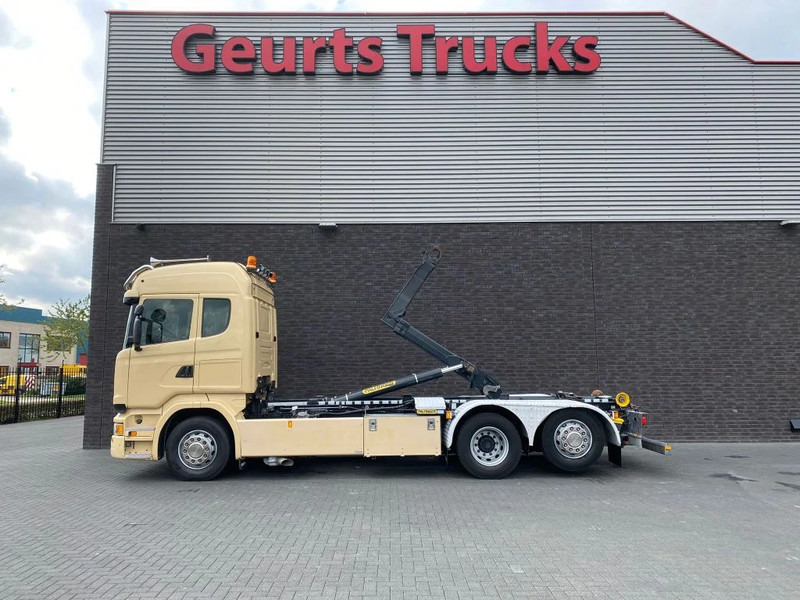 Scania R450 6X2 + PALFINGER HAAKARMSYSTEEM/ABROLLKIPPER/HOOKLIFT - Hook lift: gambar 1 Scania R450 6X2 + PALFINGER HAAKARMSYSTEEM/ABROLLKIPPER/HOOKLIFT - Hook lift: gambar 1