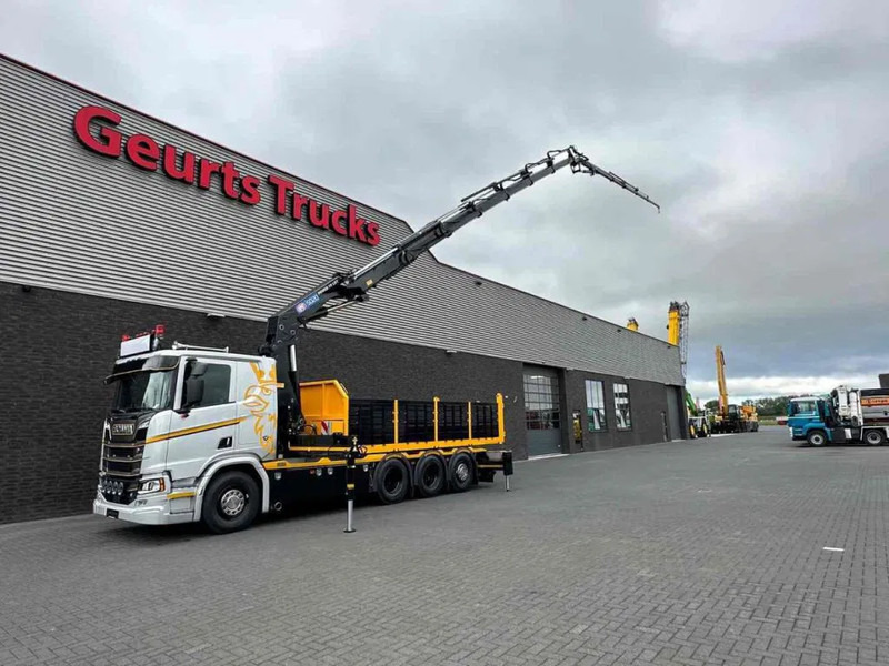 Scania R530 V8 NGS 8X4 TRIDEM MET HYVA 2Z KIPPER + HMF 5020-K6 + JIB FJ1000-K5 KRAAN/KRAN/CRANE/GRUA - Truk jungkit, Truk derek: gambar 3 Scania R530 V8 NGS 8X4 TRIDEM MET HYVA 2Z KIPPER + HMF 5020-K6 + JIB FJ1000-K5 KRAAN/KRAN/CRANE/GRUA - Truk jungkit, Truk derek: gambar 3