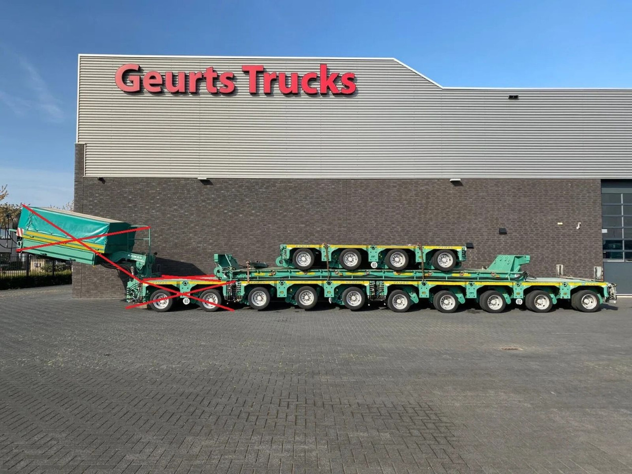 Kamag K22 12 MODULE AXEL LINES WITH GREINER BED - Semi-trailer: gambar 1 Kamag K22 12 MODULE AXEL LINES WITH GREINER BED - Semi-trailer: gambar 1