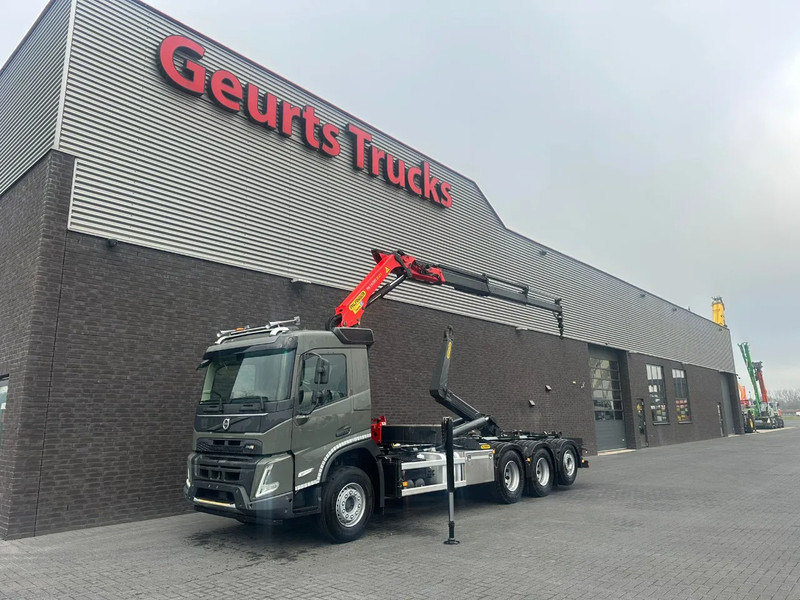 Volvo FM 460 8X4 PALFINGER + HAAKARMSYTEEM + PALFINGER PK 19.001 SLD 5 KRAAN/KRAN/CRANE/GRUA - Hook lift, Truk derek: gambar 2 Volvo FM 460 8X4 PALFINGER + HAAKARMSYTEEM + PALFINGER PK 19.001 SLD 5 KRAAN/KRAN/CRANE/GRUA - Hook lift, Truk derek: gambar 2