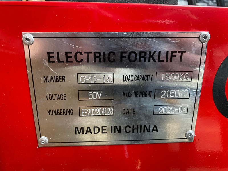 Forklift baru EASY LIFT CPD 15: gambar 13