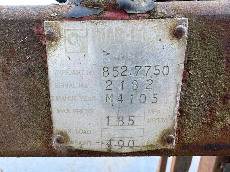 Grapple Hiab 852.7750 Hydraulic stone clamp: gambar 10 Grapple Hiab 852.7750 Hydraulic stone clamp: gambar 10