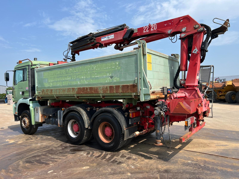 MAN TGA 26.480 tipper + HMF crane - Truk jungkit, Truk derek: gambar 4 MAN TGA 26.480 tipper + HMF crane - Truk jungkit, Truk derek: gambar 4