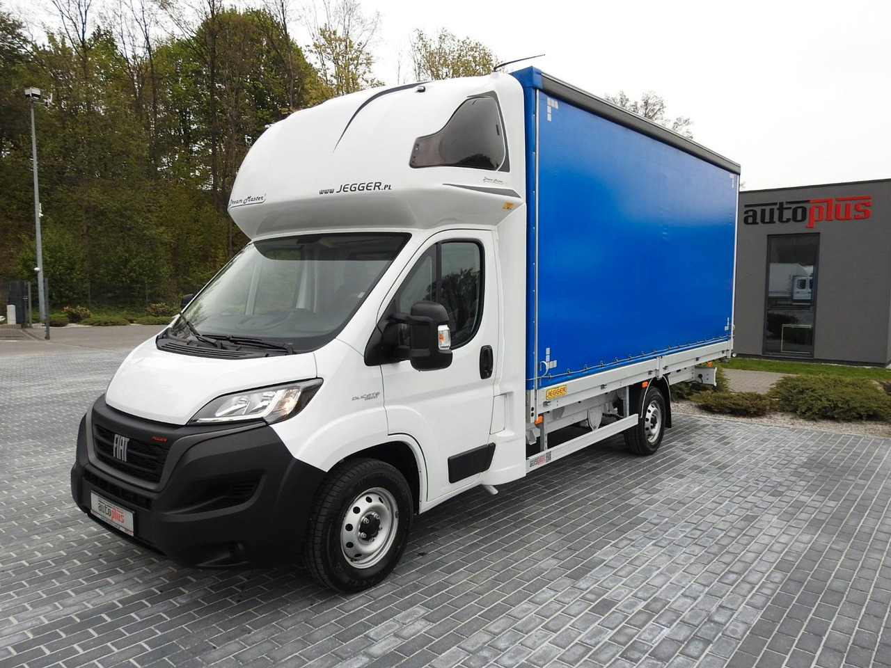 Van dengan terpal samping baru Fiat DUCATO  PRITSCHE PLANE 10 PALETTEN WEBASTO A/C: gambar 16