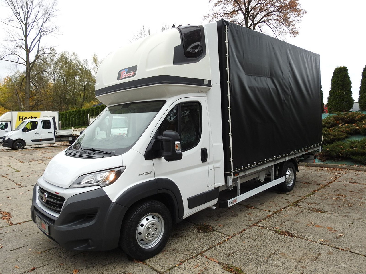 Van dengan terpal samping Fiat DUCATO PRITSCHE PLANE AUFZUG 8 PALETTEN  WEBASTO: gambar 6