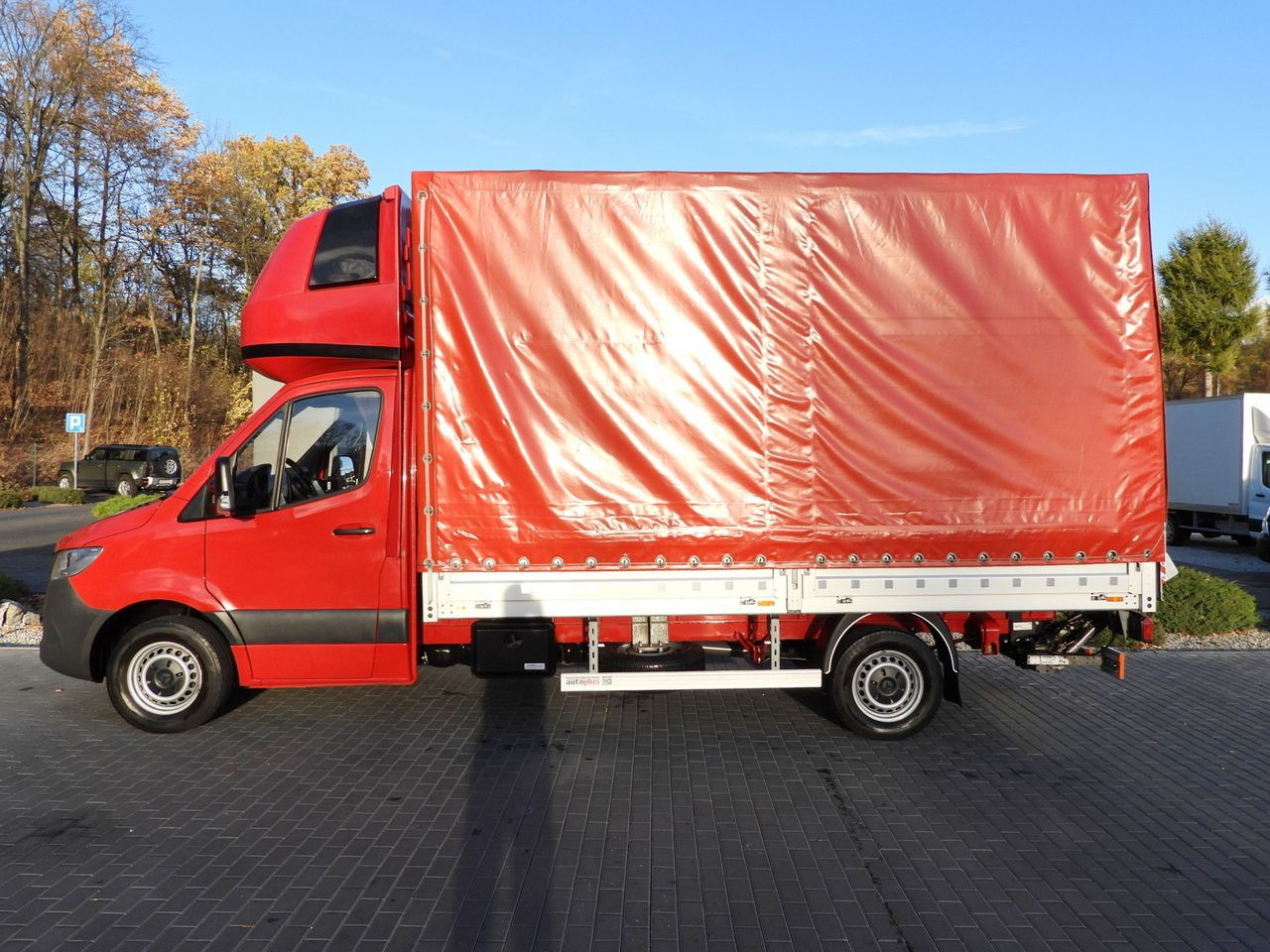 Van dengan terpal samping MERCEDES SPRINTER 316 TARPAULIN LIFT 8 PALLETS WEBASTO CRUISE CONTROL AIR CONDITIONING  160HP: gambar 9