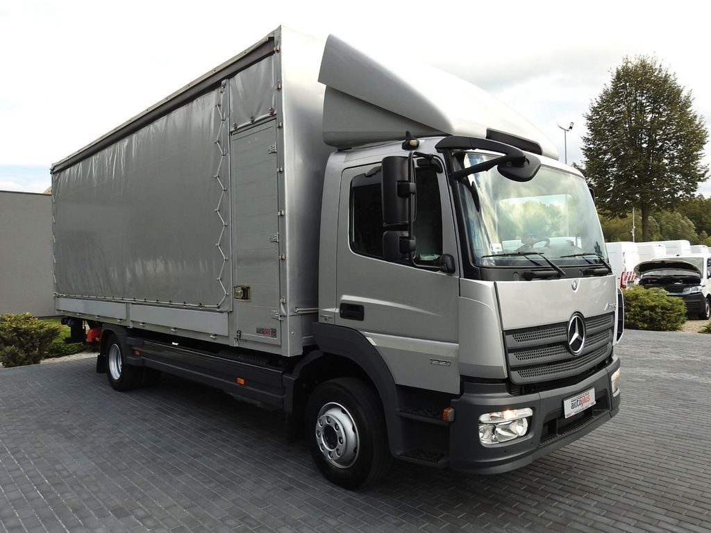 Mercedes-Benz ATEGO 1221 PRITSCHE PLANE AUFZUG 16 PALETTEN - Truk dengan terpal samping: gambar 4 Mercedes-Benz ATEGO 1221 PRITSCHE PLANE AUFZUG 16 PALETTEN - Truk dengan terpal samping: gambar 4