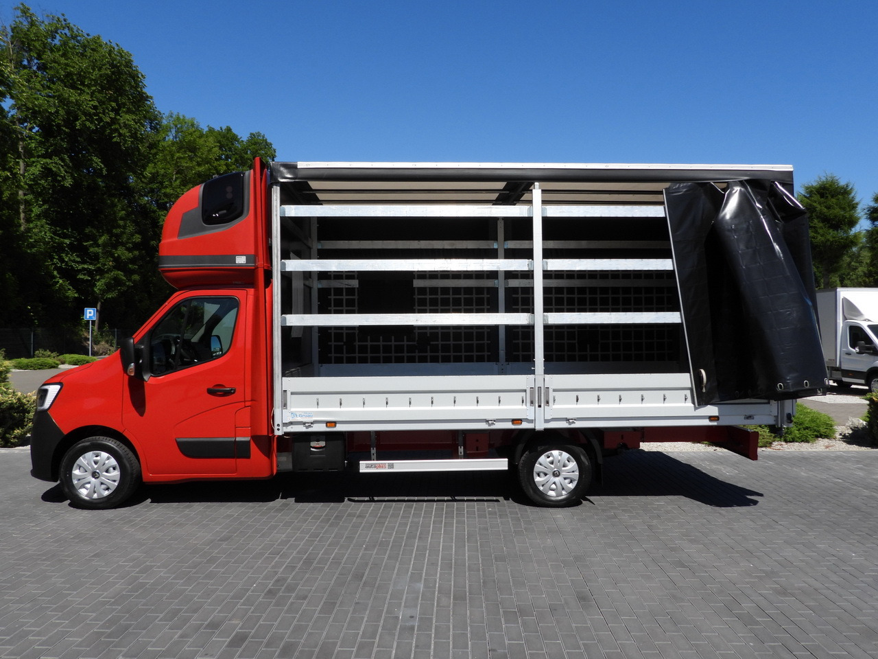 Van dengan terpal samping RENAULT MASTER  TARPAULIN WEBASTO CRUISE CONTROL LED LIGHTS PNEUMATICS AIR CONDITIONING  165HP: gambar 9