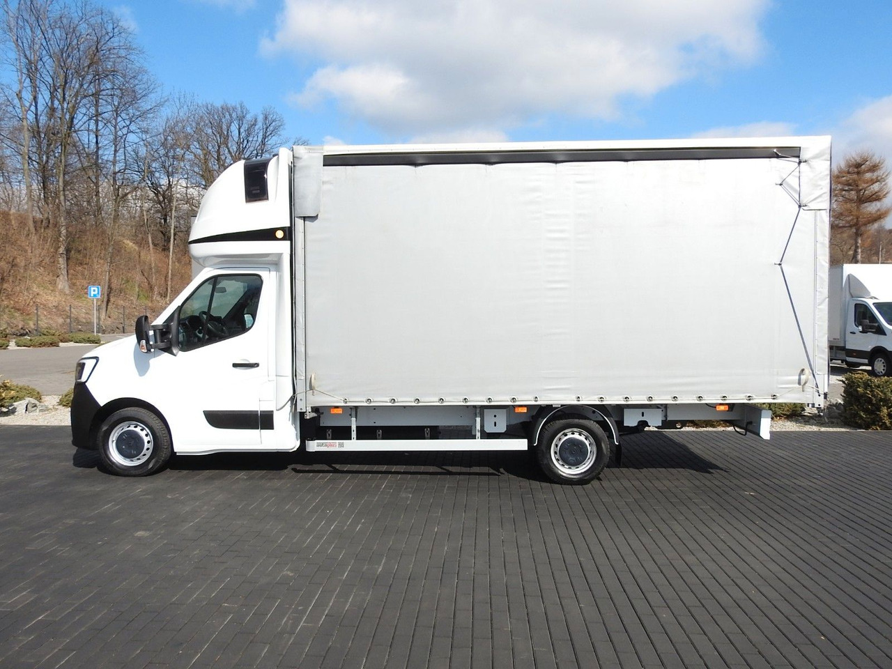 Van dengan terpal samping Renault MASTER  PRITSCHE PLANE 10 PALETTEN WEBASTO: gambar 9