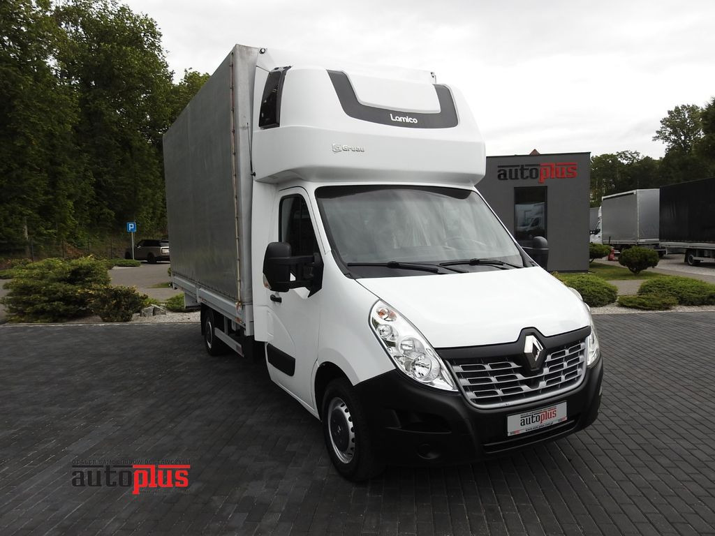 Renault MASTER PRITSCHE PLANE 10 PALETTEN WEBASTO - Van dengan terpal samping: gambar 1 Renault MASTER PRITSCHE PLANE 10 PALETTEN WEBASTO - Van dengan terpal samping: gambar 1