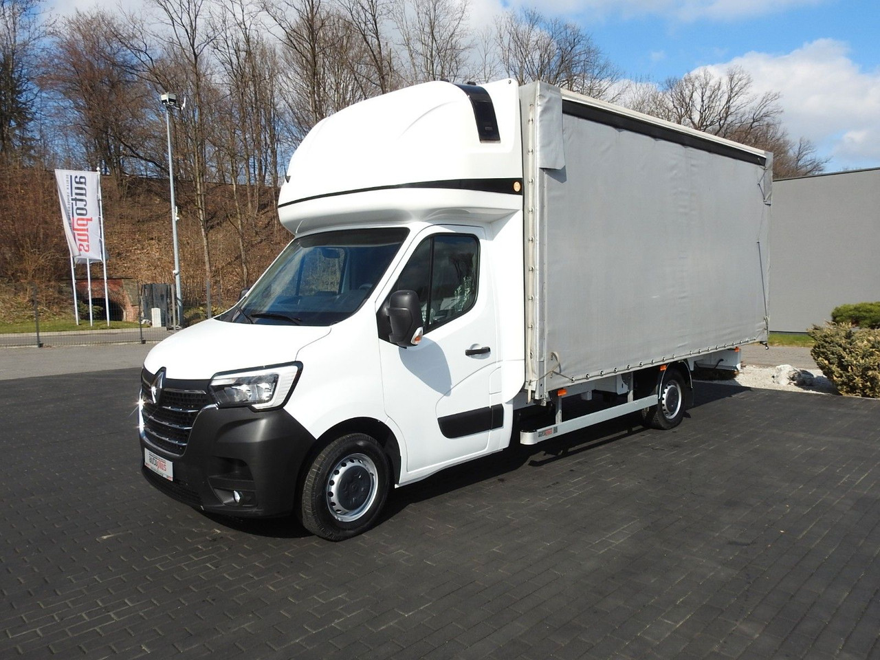Van dengan terpal samping Renault MASTER  PRITSCHE PLANE 10 PALETTEN WEBASTO: gambar 6