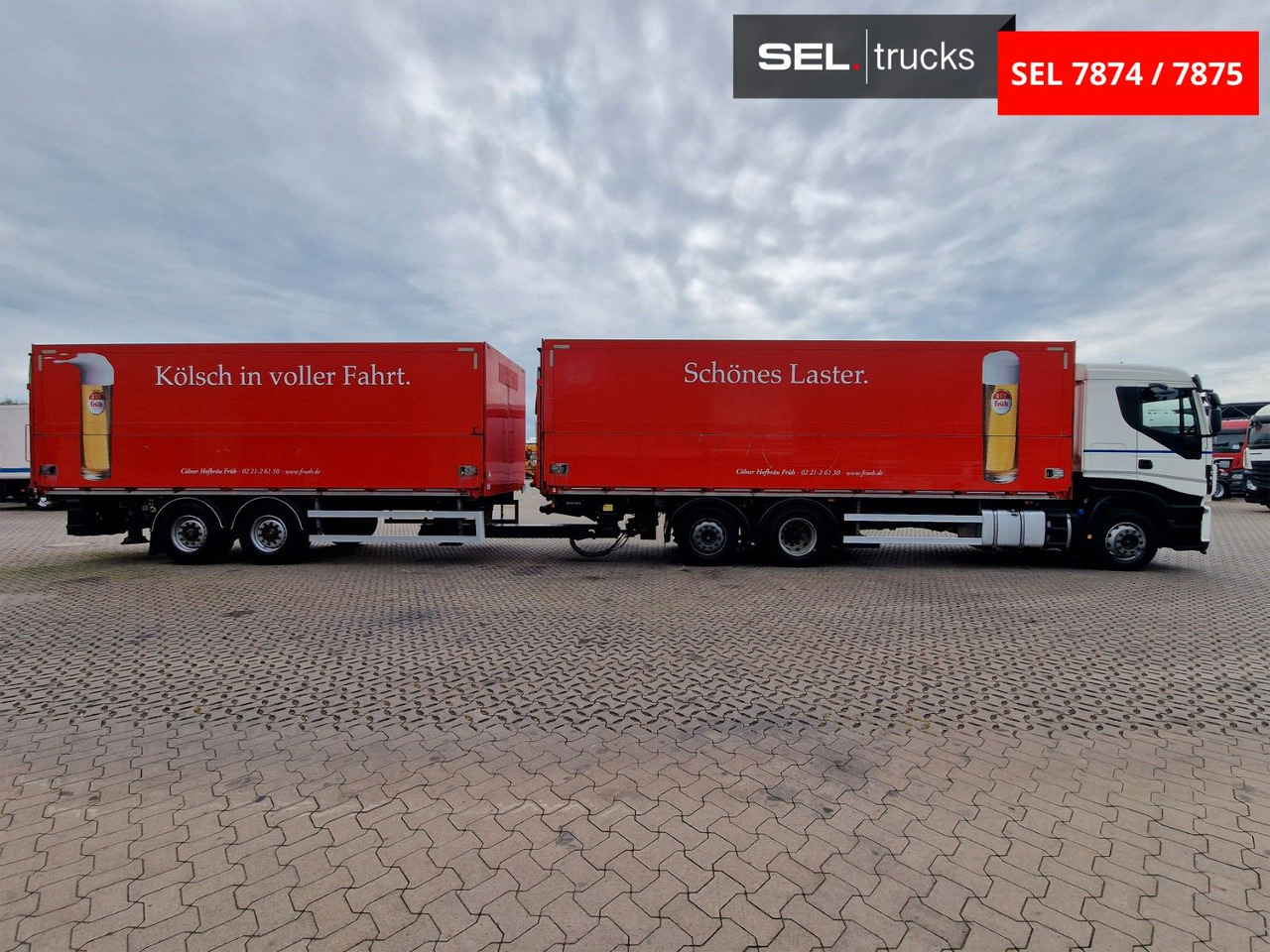 Iveco Stralis 420 / Ladebordwand / Lenkachse /Liftache - Truk minuman: gambar 4 Iveco Stralis 420 / Ladebordwand / Lenkachse /Liftache - Truk minuman: gambar 4