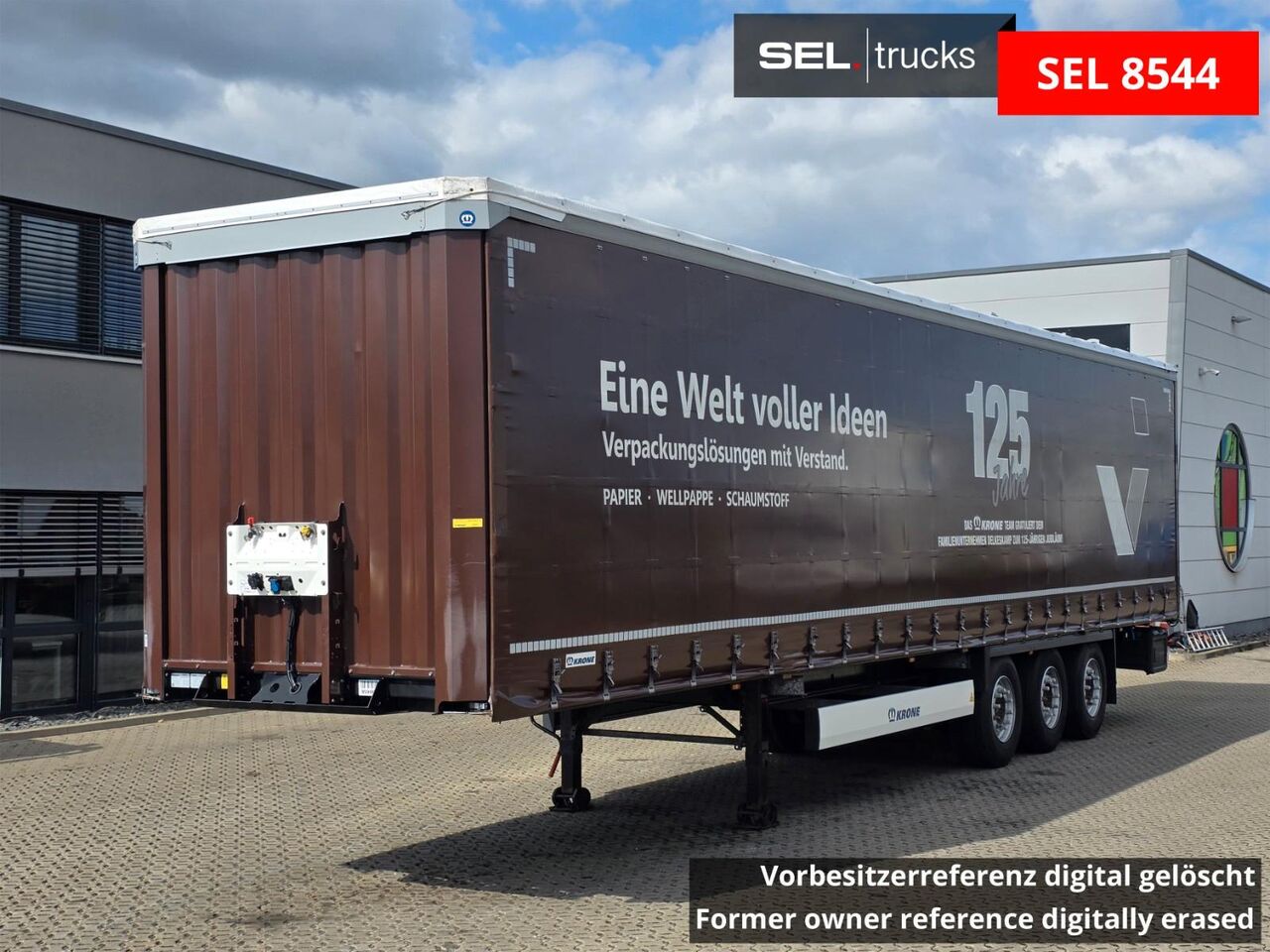 Krone SD / EDSCHA / 2 Liftachsen - Semi-trailer dengan terpal samping: gambar 1 Krone SD / EDSCHA / 2 Liftachsen - Semi-trailer dengan terpal samping: gambar 1