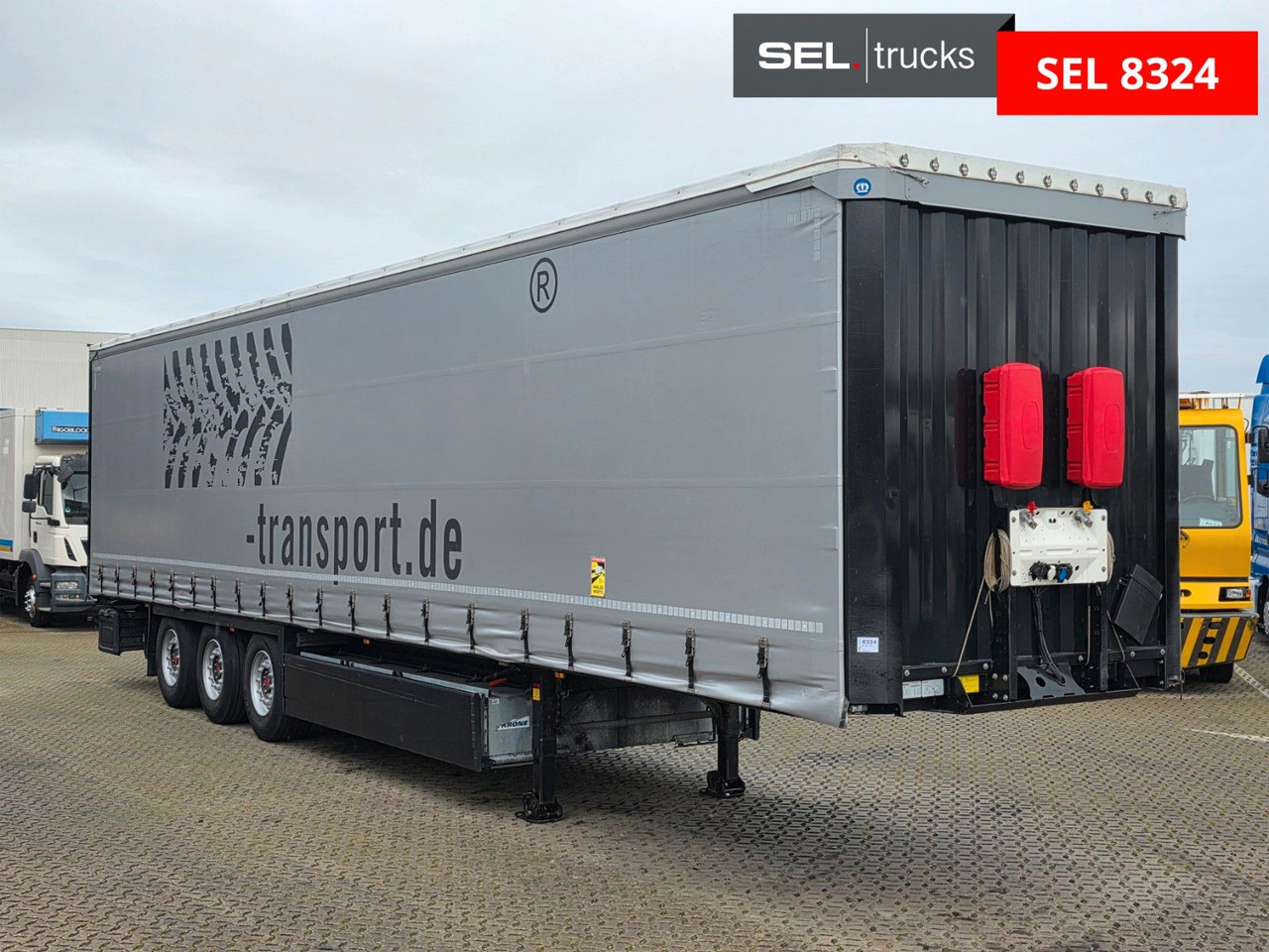 Krone SD / EDSCHA / ADR Typ EX/II / Liftachse - Semi-trailer dengan terpal samping: gambar 3 Krone SD / EDSCHA / ADR Typ EX/II / Liftachse - Semi-trailer dengan terpal samping: gambar 3