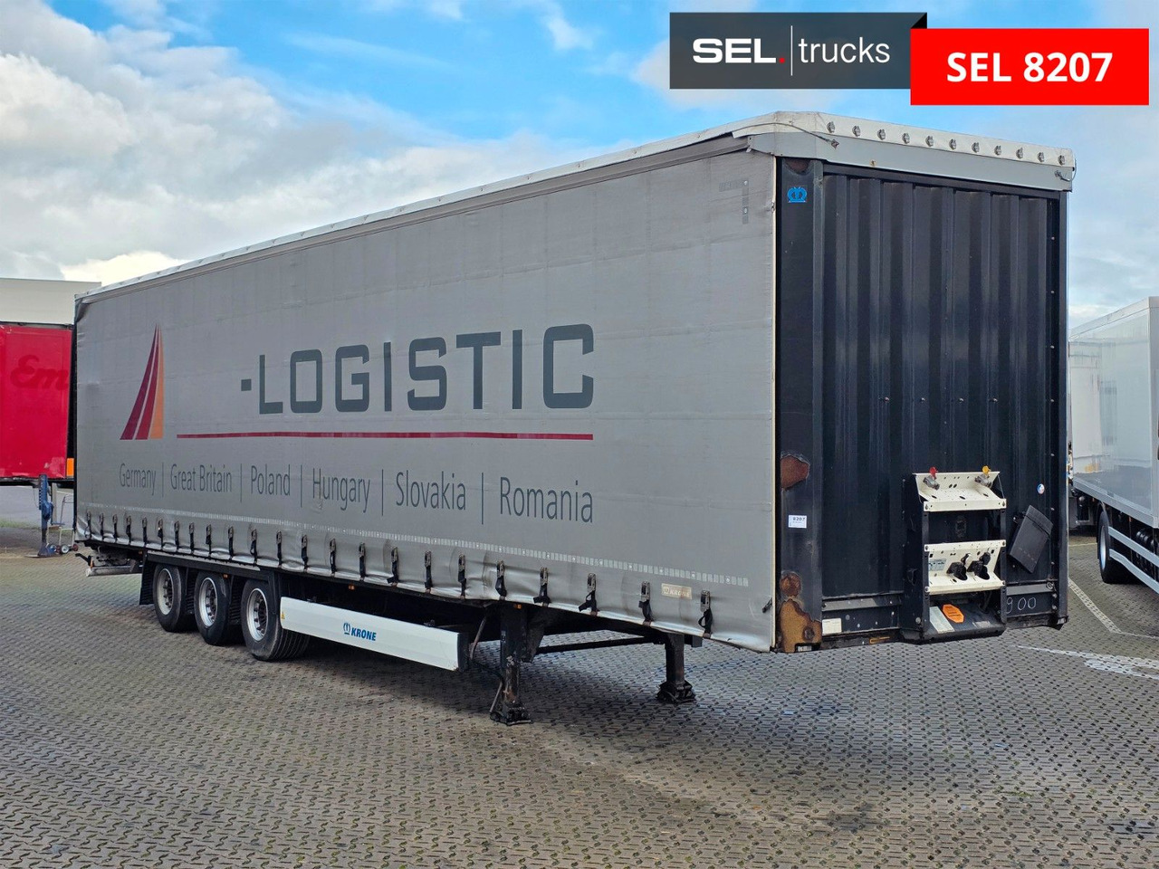 Krone SD / Hubdach / EDSCHA / Liftachse - Semi-trailer dengan terpal samping: gambar 3 Krone SD / Hubdach / EDSCHA / Liftachse - Semi-trailer dengan terpal samping: gambar 3