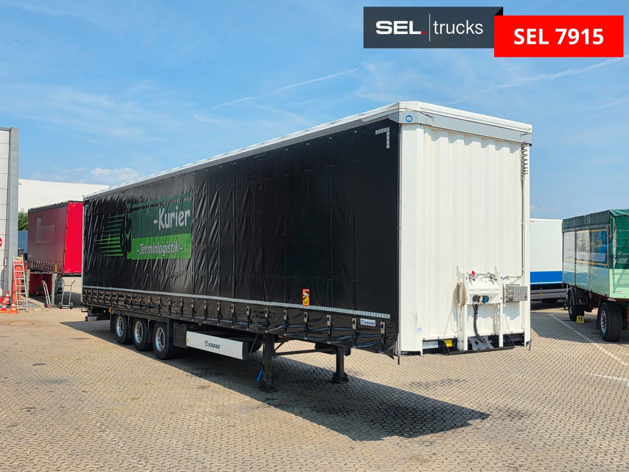 Krone SD / Hubdach / EDSCHA / Mega / Liftachse - Semi-trailer dengan terpal samping: gambar 3 Krone SD / Hubdach / EDSCHA / Mega / Liftachse - Semi-trailer dengan terpal samping: gambar 3